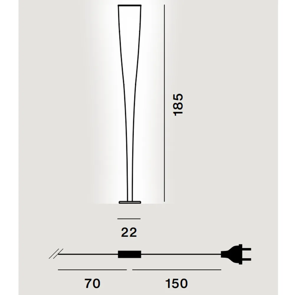 Lampada da terra Foscarini Mite 