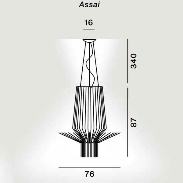 Suspension lamp Foscarini Allegretto Assai 2