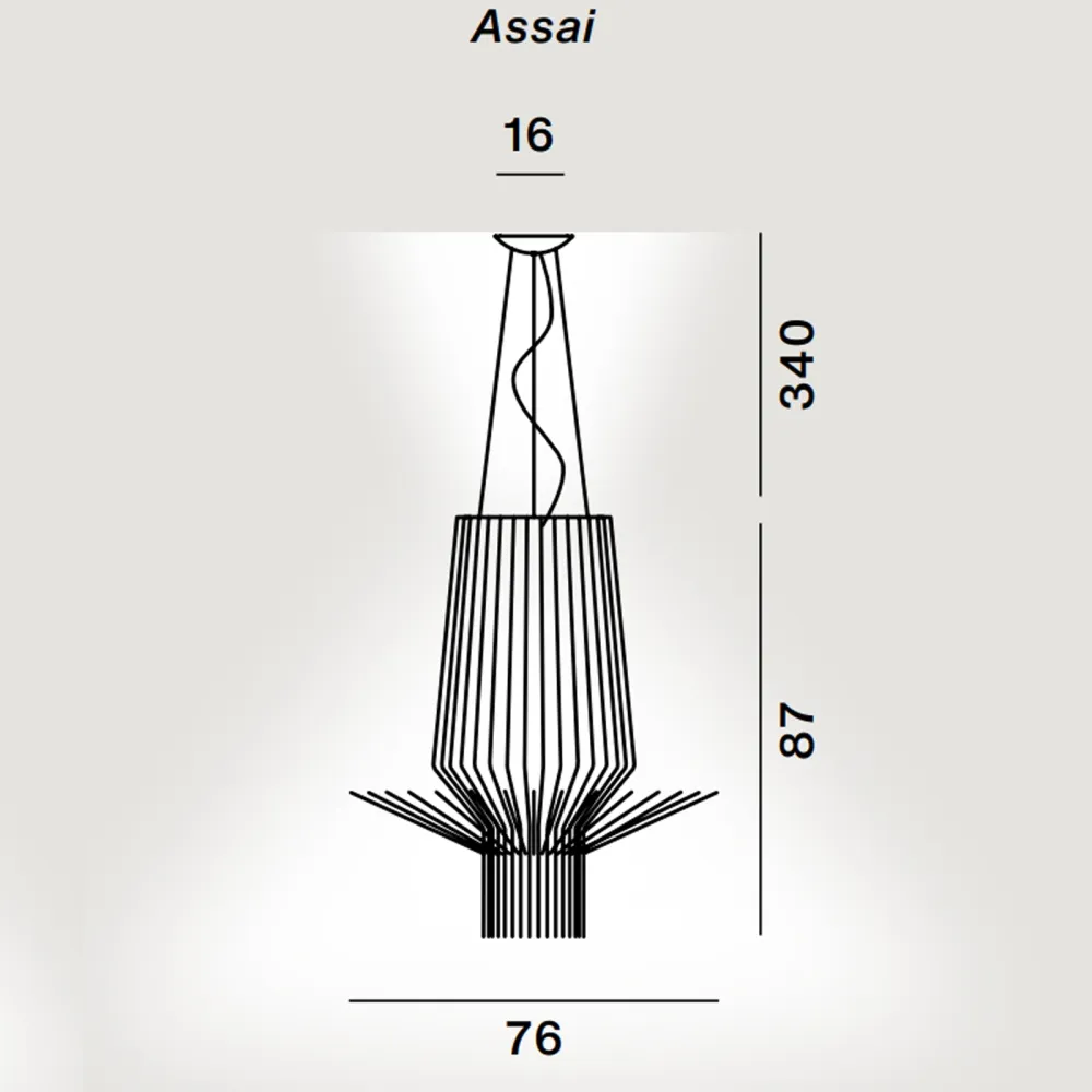 Suspension lamp Foscarini Allegretto Assai