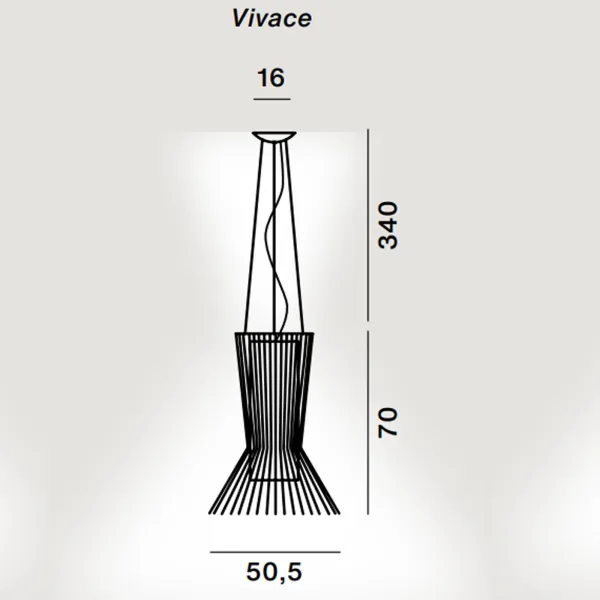 Lampe suspendue Foscarini Allegretto vivace 2