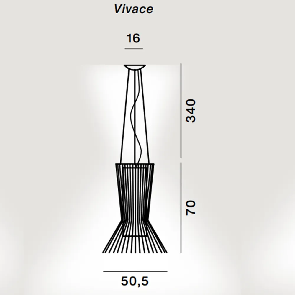 Lampe suspendue Foscarini Allegretto vivace