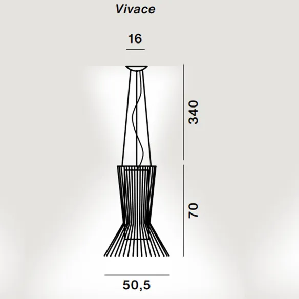 Lampe suspendue Foscarini Allegretto vivace