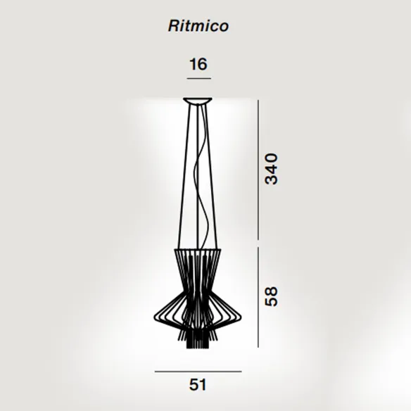 Hängeleuchte Foscarini Allegretto ritmico