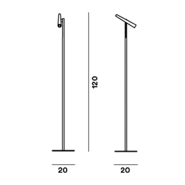 Lampada da terra Foscarini Magneto 2