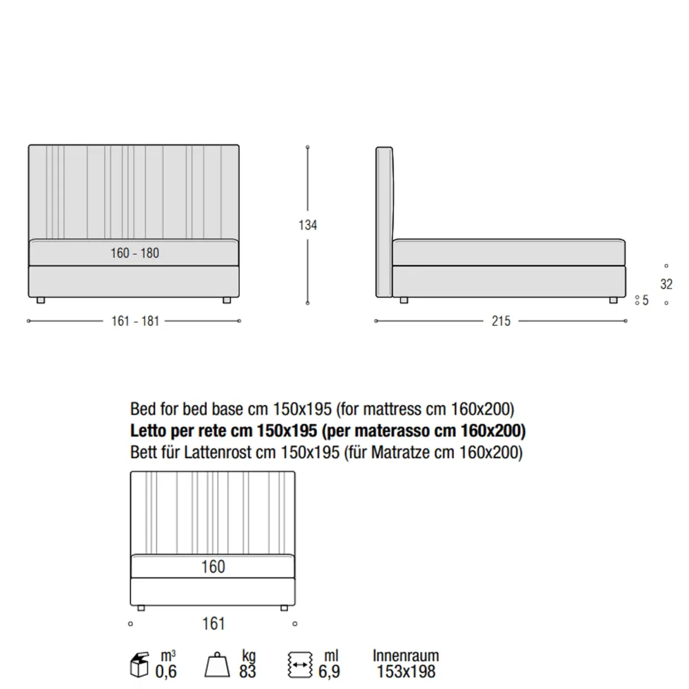 Letto Flexteam Rails