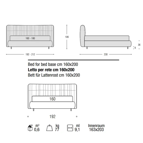 Cama Flexteam Plissè