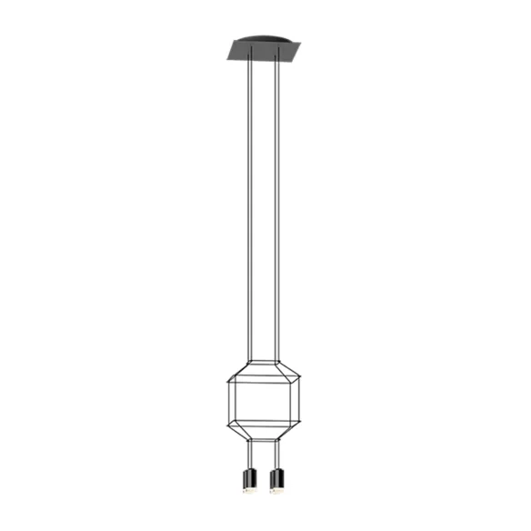 Square Suspension Lamp Vibia Wireflow