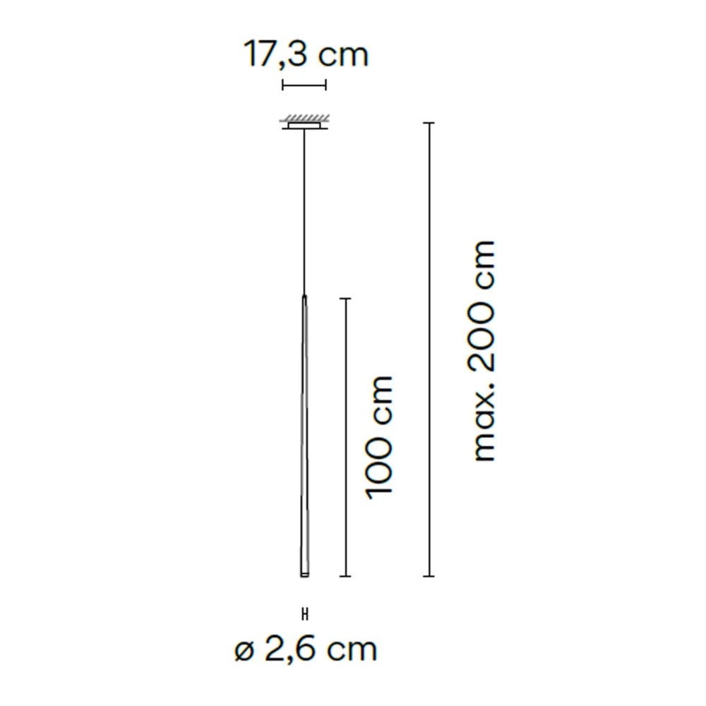 Lampada A Sospensione Vibia Slim 0920