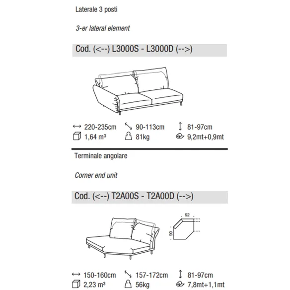 Sofa Ditre Italia On Line Plain