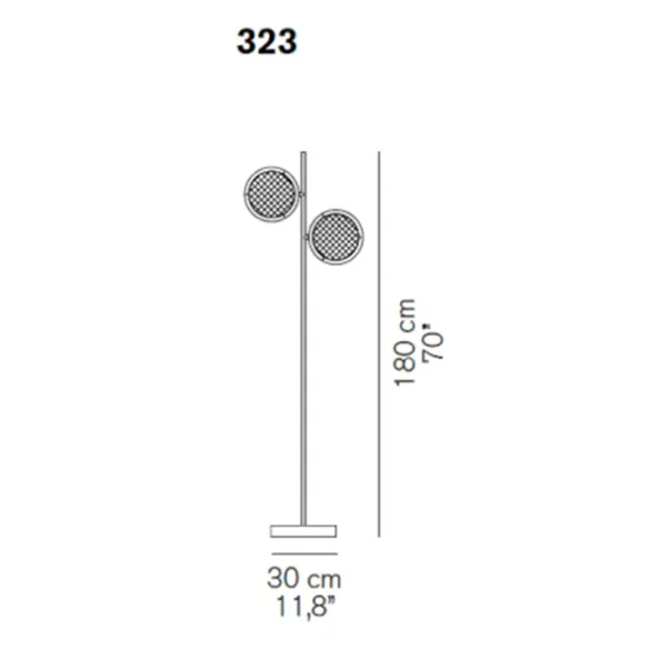 Bodenlampe Oluce Berlin 323