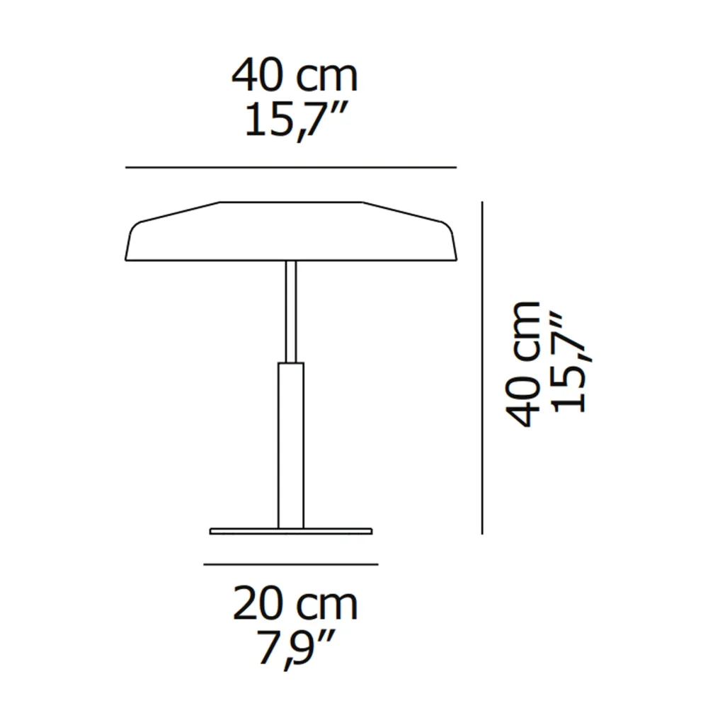 Lampe de table Oluce Dora 271