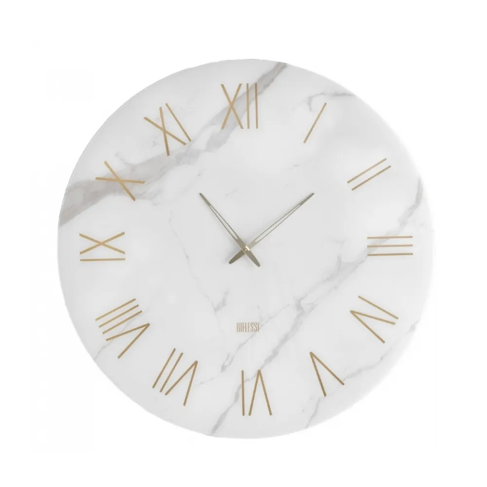 clock Marble effect Riflessi Portofino
