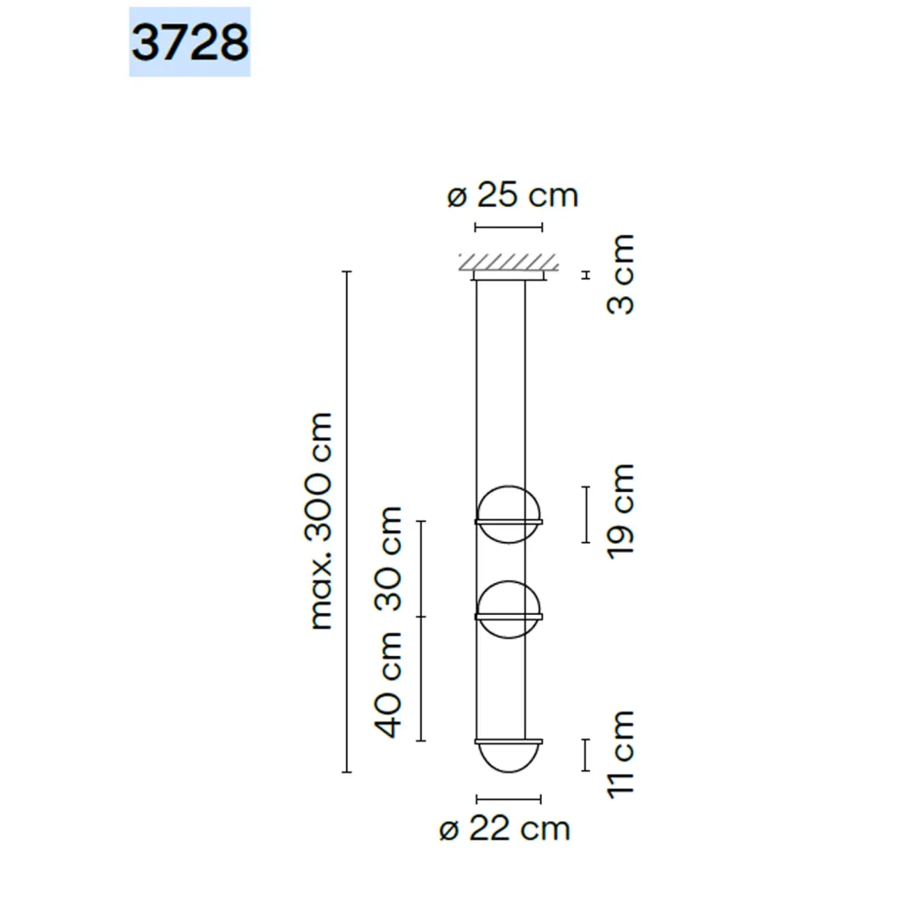 Vibia Palma Suspension lamp 3728