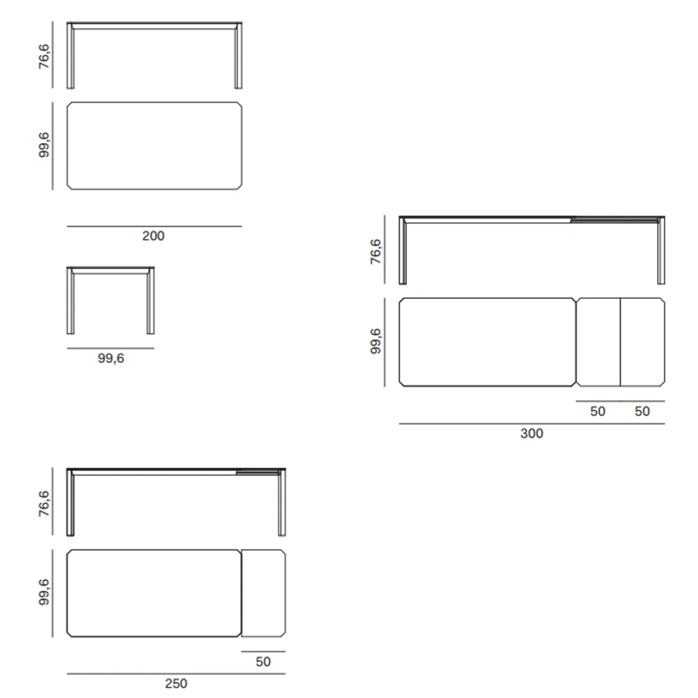Extendable table Novamobili Stretch
