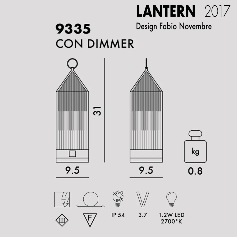 Kartell Lantern Lámpara de mesa