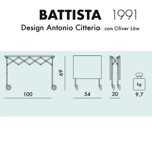 Kartell Chariot Battista