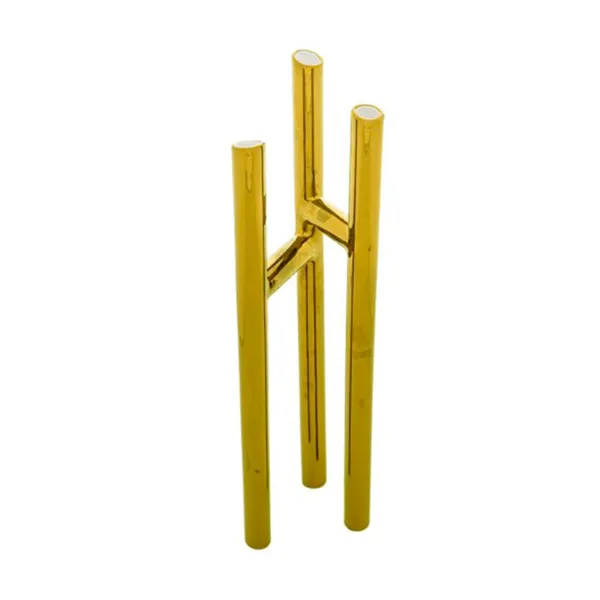 Adriani e Rossi Siori Medium - Vaso in ceramica - Colore: Oro - Dimensione: 16 H  34 cm