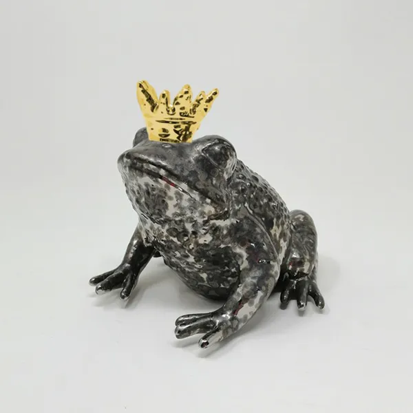 Adriani e Rossi Ceramic frog Prince