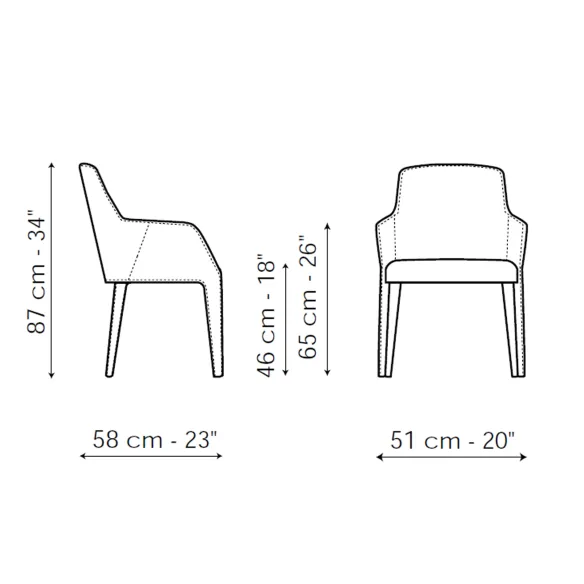 Armchair Bonaldo Miss Lamina