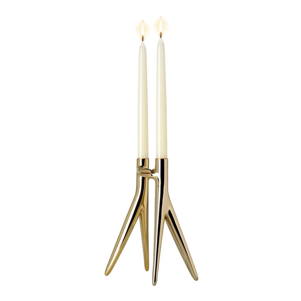 Kartell Abbracciaio Kandelaber – Farbe: Gold