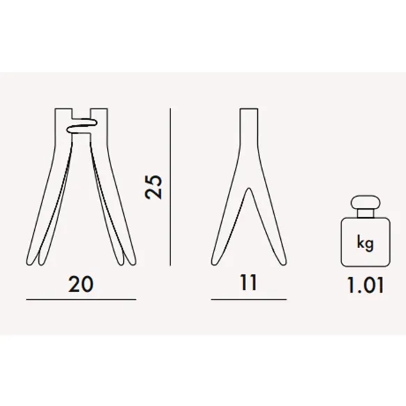 Kartell Abbracciaio Candelabri - Colore: Oro