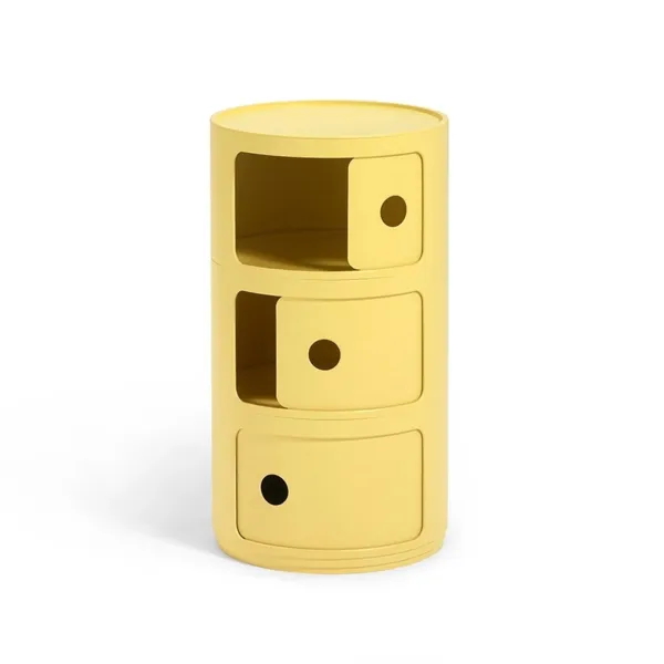 Kartell Componibili Bio 3 Elementi - Colore: Giallo 2