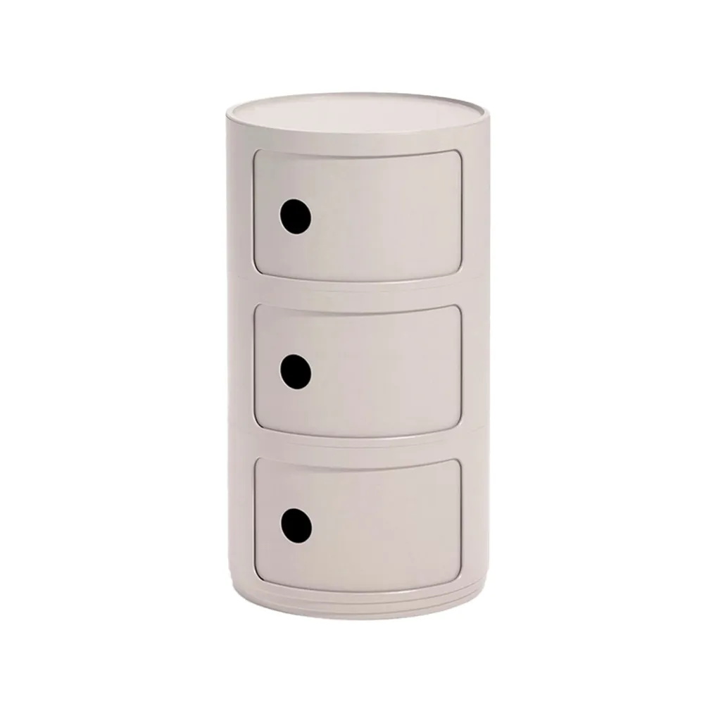Kartell Componibili Bio 3 Elementi - Colore: Panna