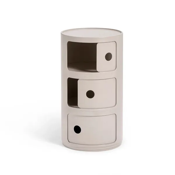 Kartell Componibili Bio 3 Elementi - Colore: Panna 2