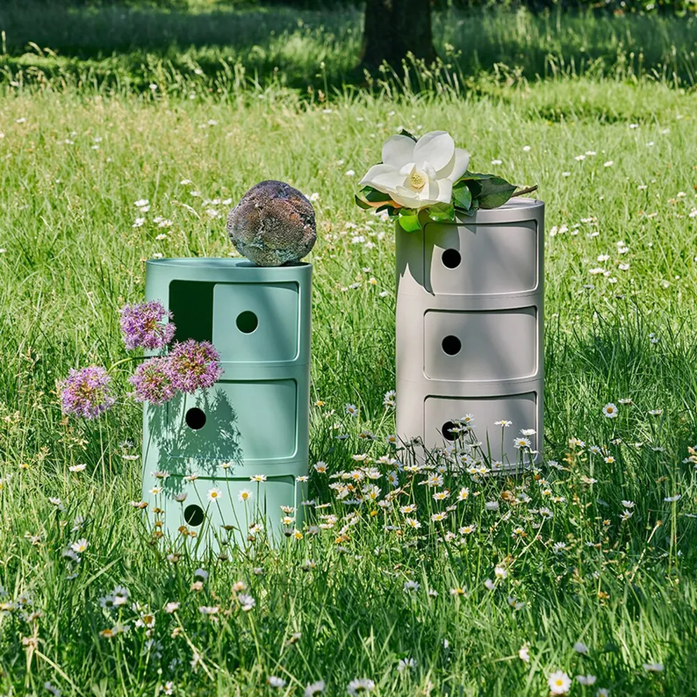 Kartell Componibili Bio 3 Elementi - Colore: Panna