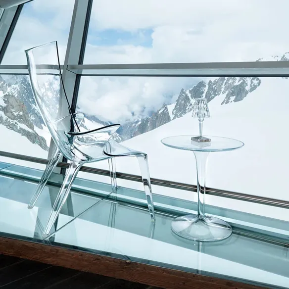 Kartell Tip Top Tavolino - Cristallo
