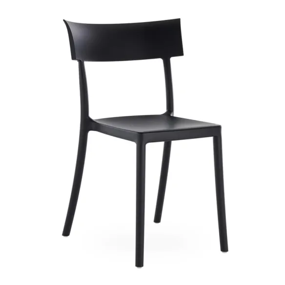 Kartell Catwalk Mat Silla - Negro