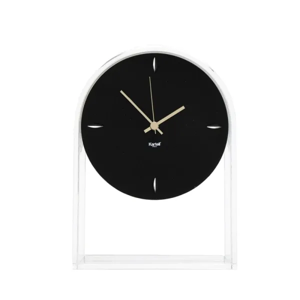 Kartell Air du Temps Horloge de bureau - Cristal/noir