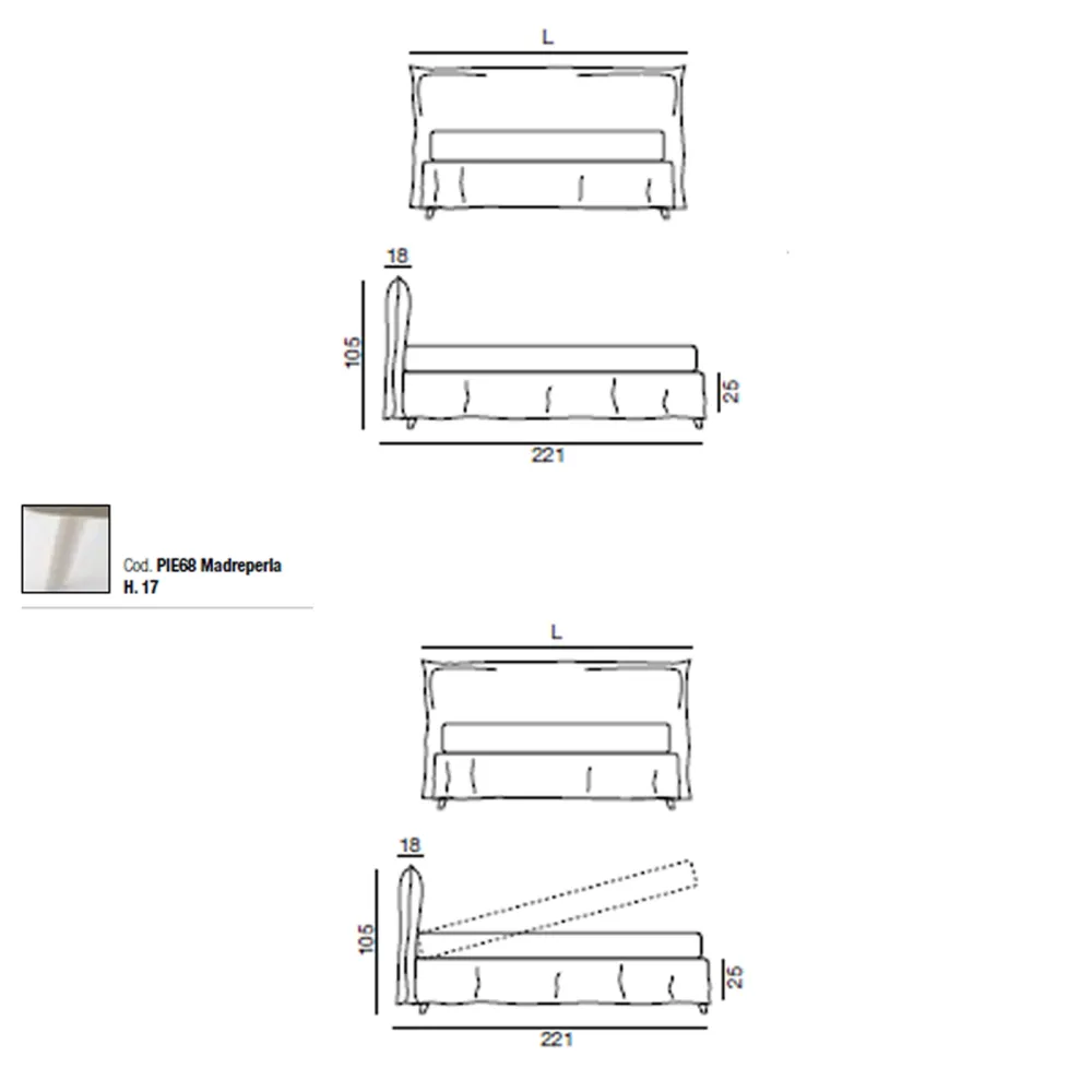 Letto Matrimoniale Twils Edo