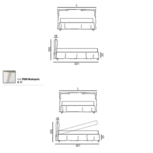 Double bed Twils Edo