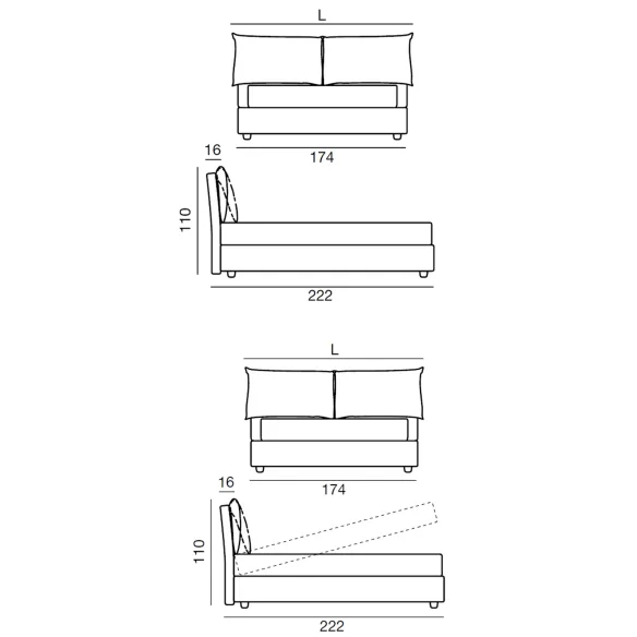 Twils Soul double bed