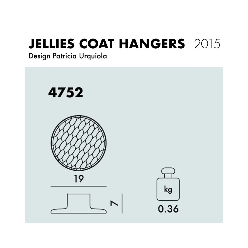 Kartell Jellies Coat Hanger Big Appendiabiti - Rosa