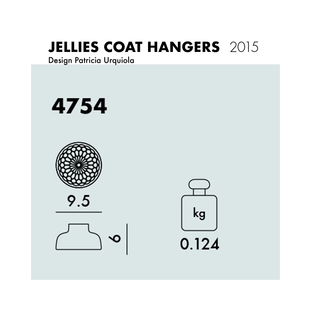 Kartell Jellies Coat Hanger Small Perchero - Rosa