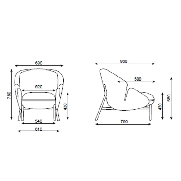 Fauteuil Twils Rica