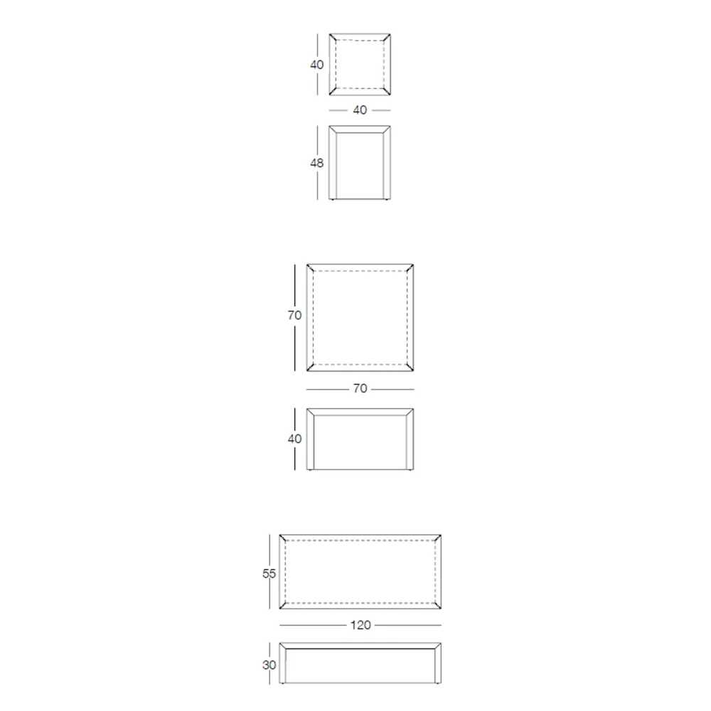 Tavolino MemeDesign Frame
