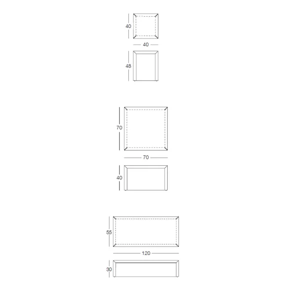 Petite table MemeDesign Frame