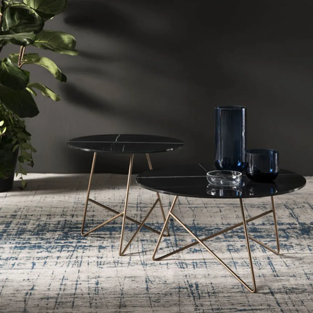 Petite table MemeDesign Ermione Privè et Verre-marbre