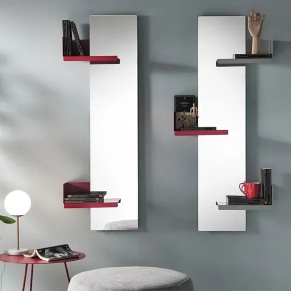 Mirror with shelves MemeDesign Cactus
