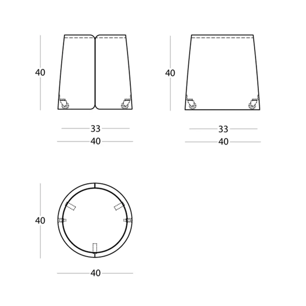 Small table MemeDesign Bobino