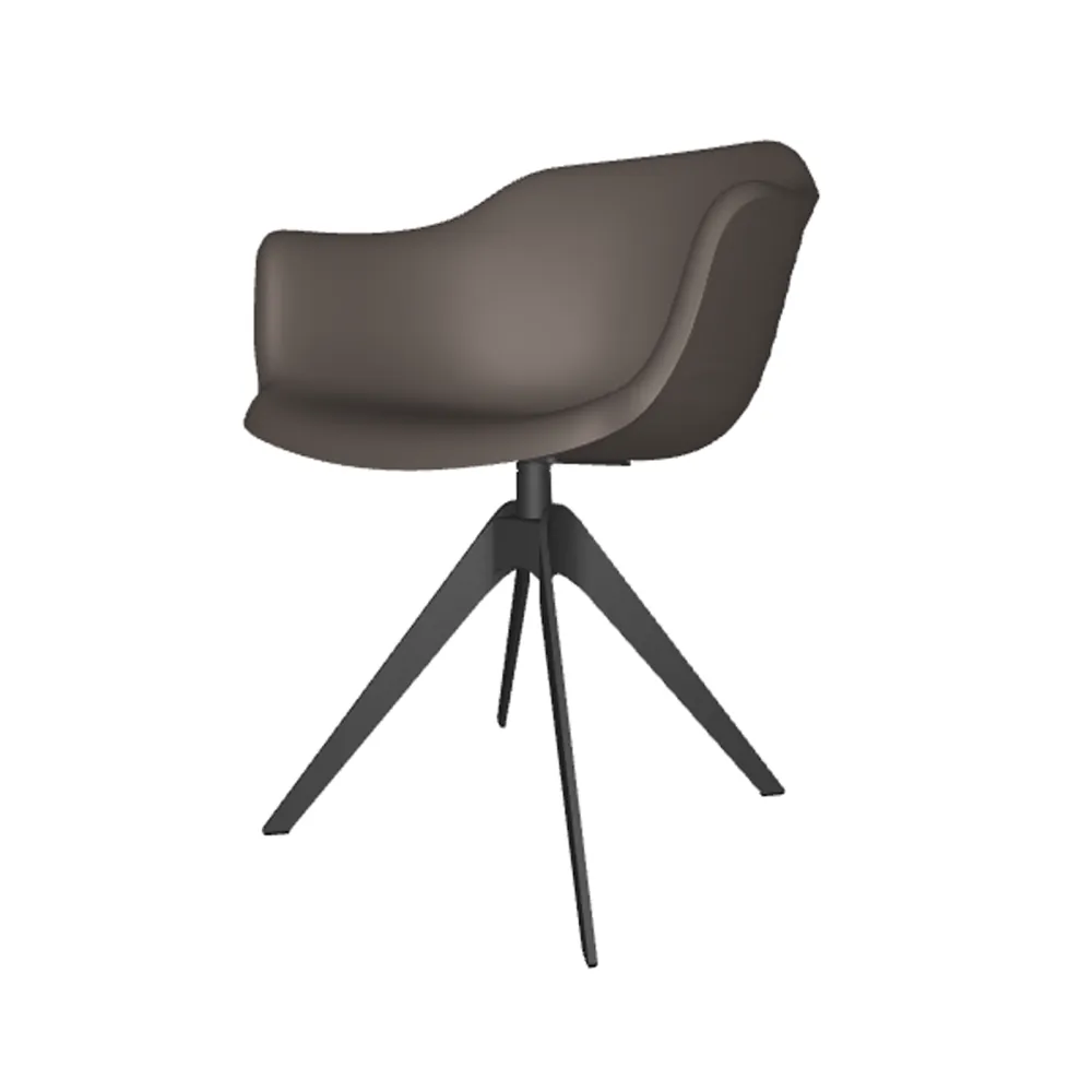 Cattelan Italia Sedia Girevole Indy - Fango P03