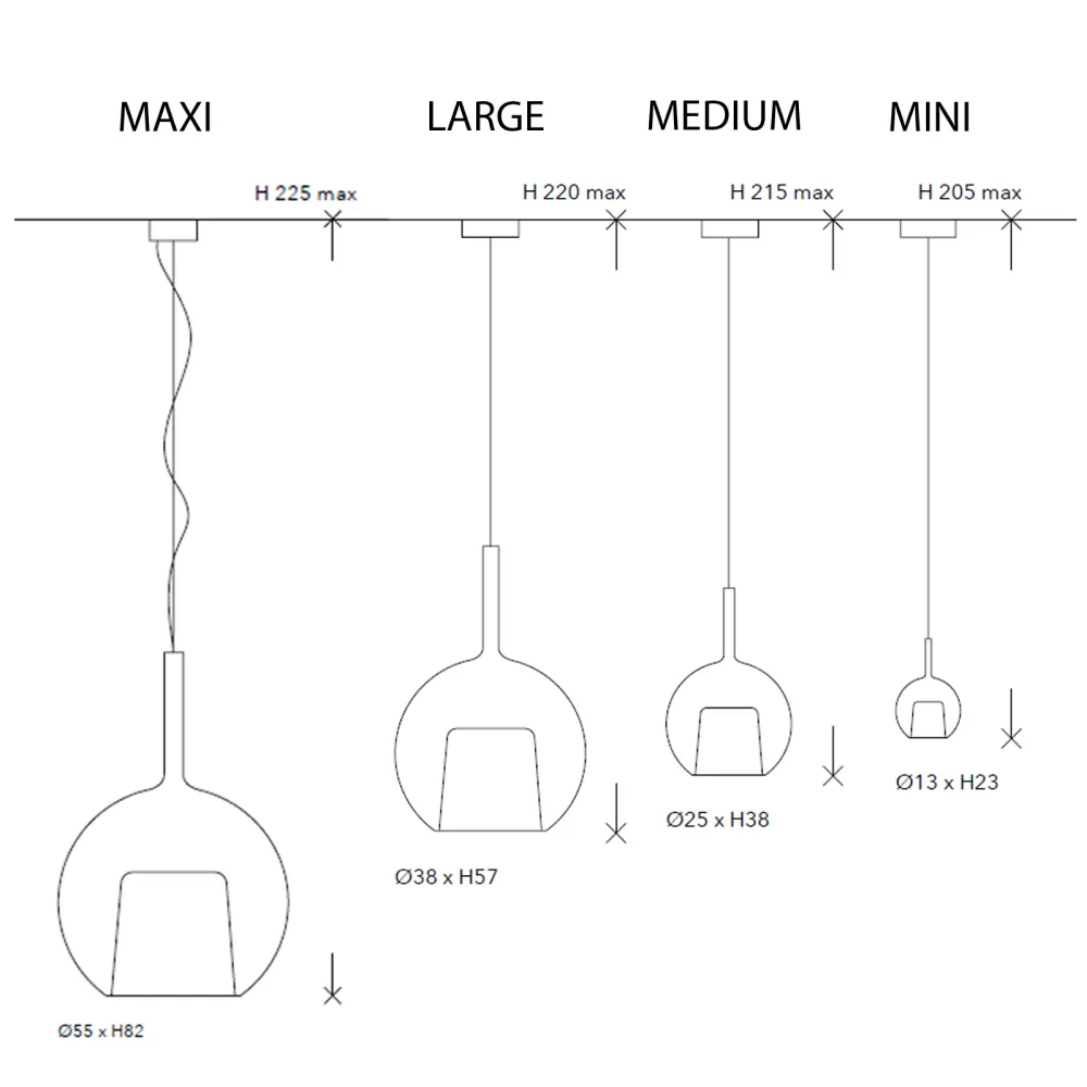 Penta GLO - Suspension Lamp