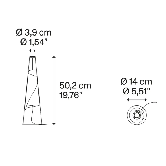 Lampe de table Lodes Cono di luce