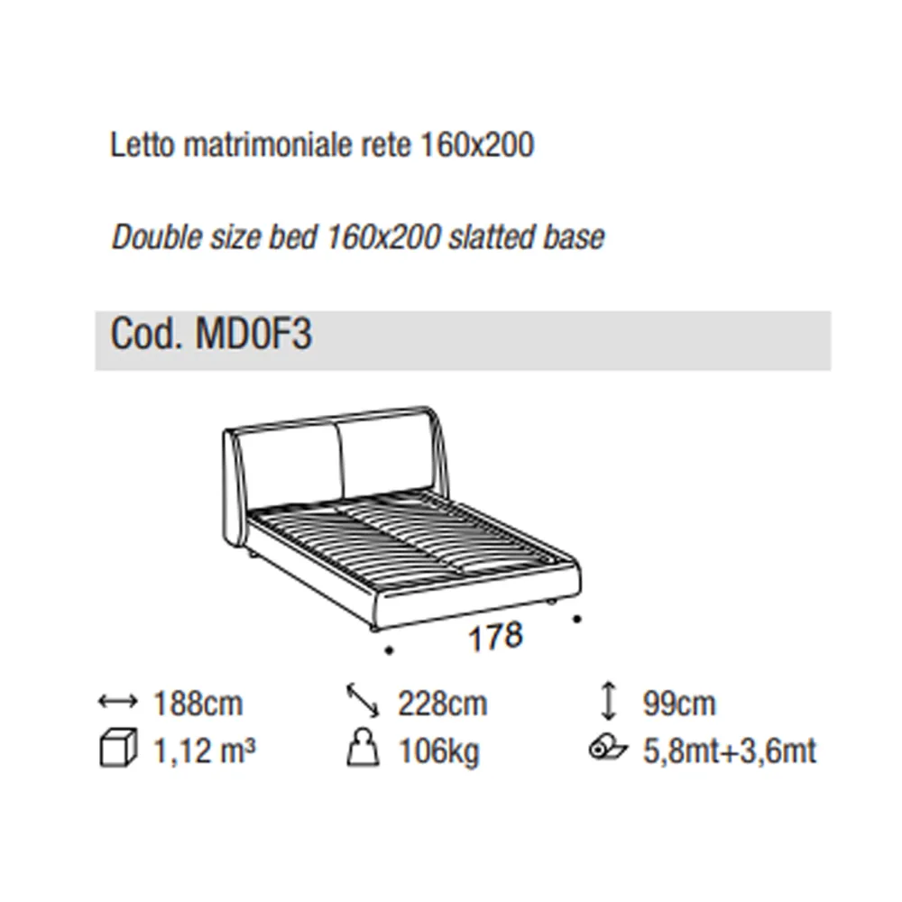 Letto Ditre Italia Bend