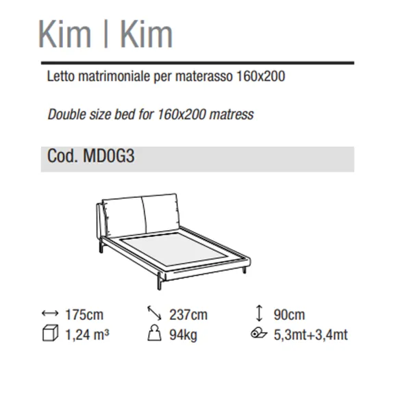 Letto Ditre Italia Kim