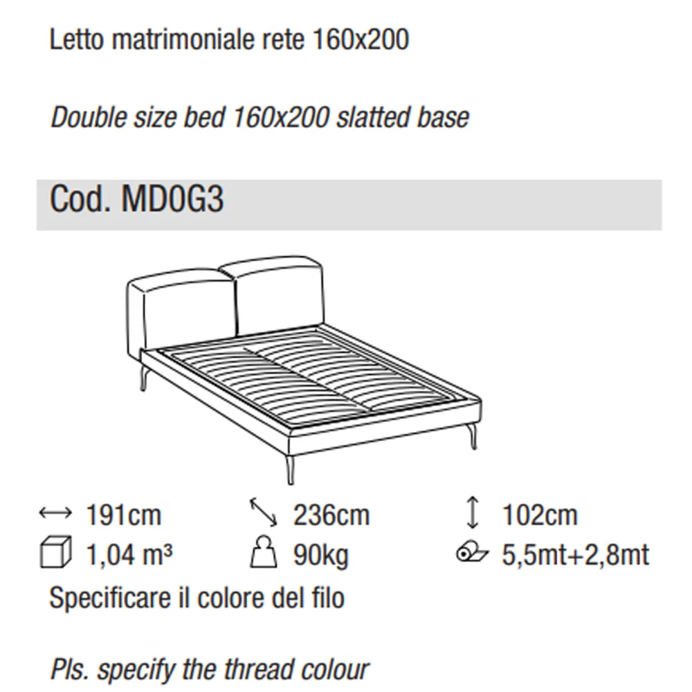 Bed Ditre Italia Sound
