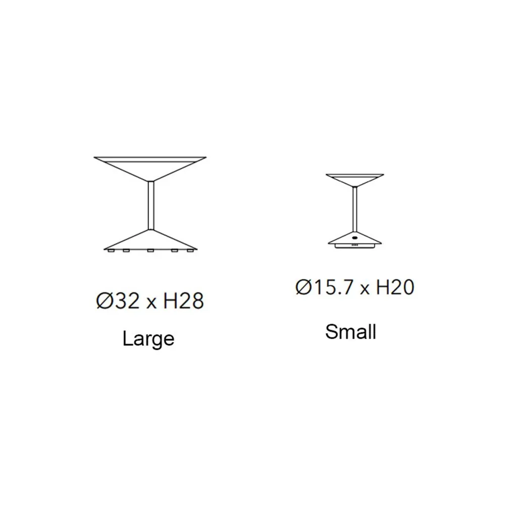 Penta Narciso Lampe de table rechargeable
